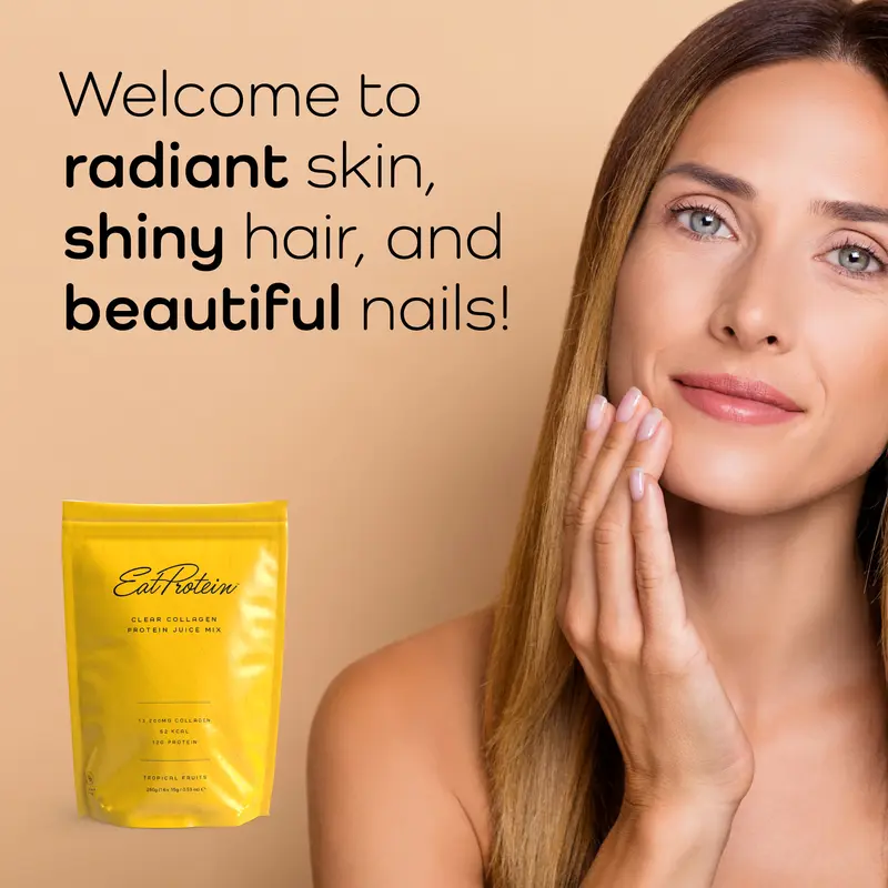 EatProtein Hydrolysed Tropical Collagen Juice 250g Pouch with Free Protein Shaker 12g Protein 13200mg Collagen Sugar Free Vitamin C B6 for Skin Hair Nail Care 16 Servings  Healthcare  Supplement  Beauty 6