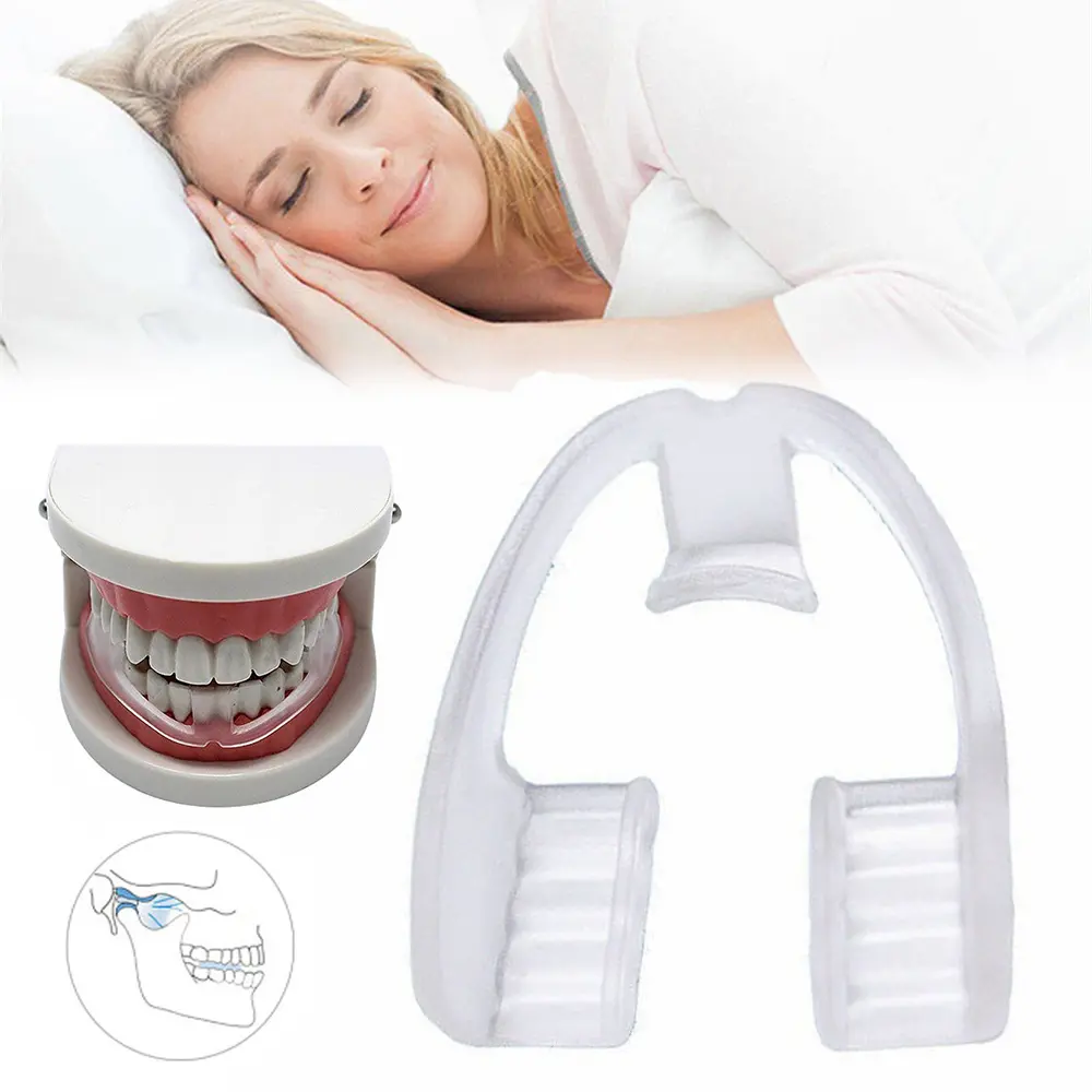 5x Silicone Dental Mouth Guard Bruxism Sleep Aid Night Teeth Tooth Grinding