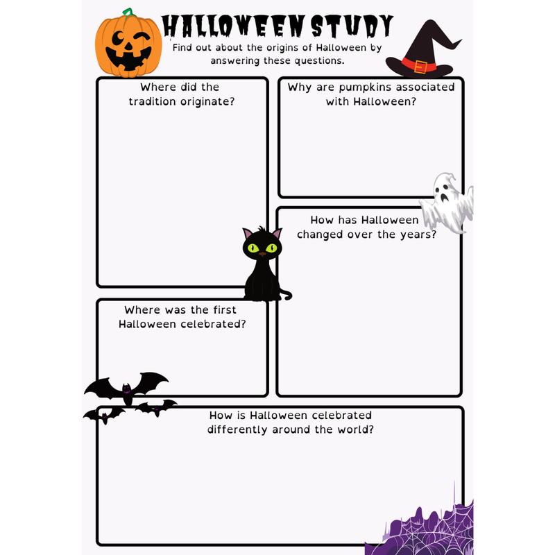 Children's Halloween Activity Pack (A4 Book) 1