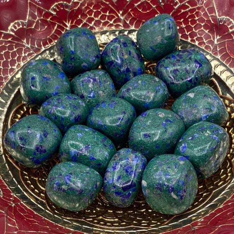 Lapis & Malachite Tumblestones 1