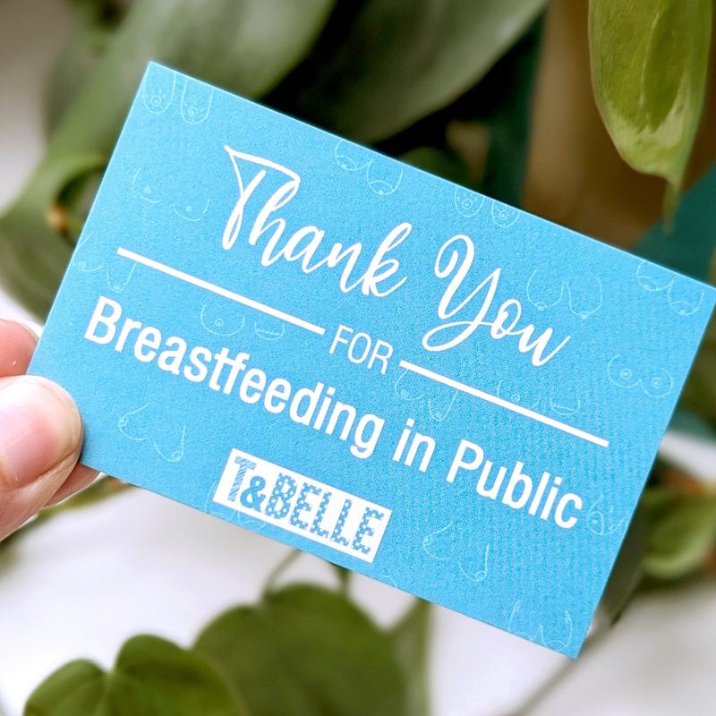 Thank You For Breastfeeding In Public Cards - Support Celebrate Normalise Breastfeeding 3