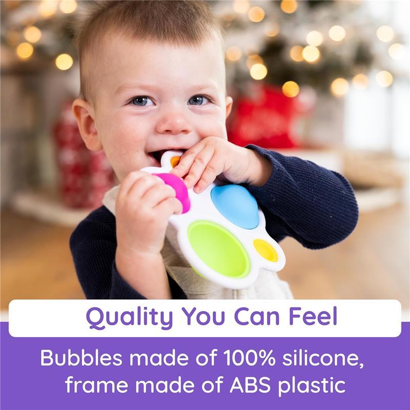 Fat Brain Dimpl, Early Development - Educational - Push and Pop Toy, Sensory Toy for Babies, Colourful, For Kids Aged 10 Months and Older 5