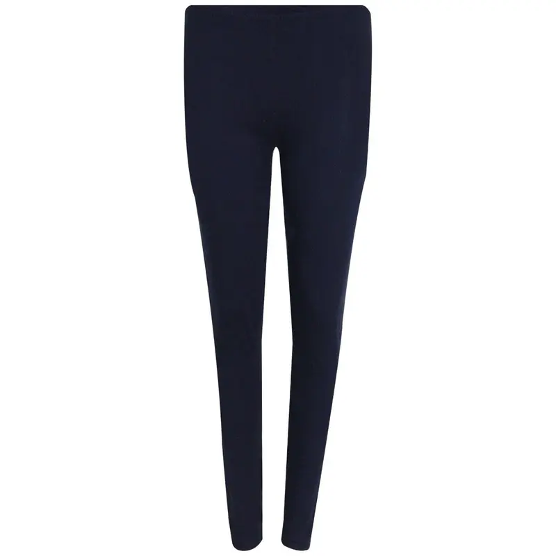 New Womens Ladies Plain Basic Stretch Full Length Leggings Pants UK S M L XL 2