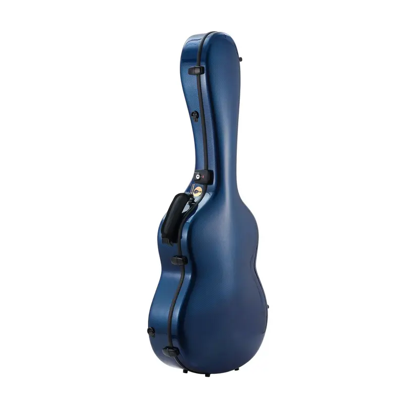 Alba Guitar Beads Case Blue Carbon Pattern Gloss for Classical Guitar Acoustic, Flamenco guitar case 7