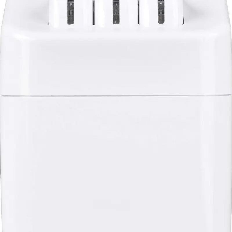 Three Socket Surge Compact Adaptor Extension Lead, 2 Metre, White 5