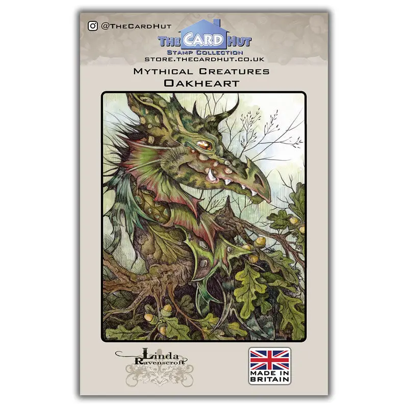 Linda Ravenscroft: Mythical Creatures - Dragon Stamp Collection 1