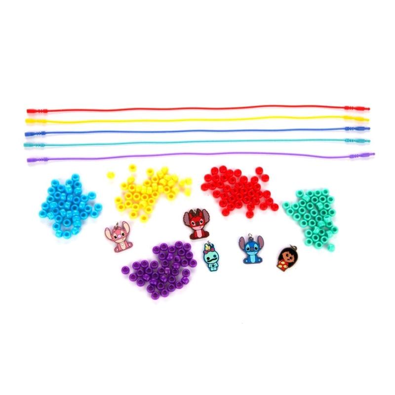 Disney Stitch Bead Crafting Case with 5 character charms bracelet making kit for children 1