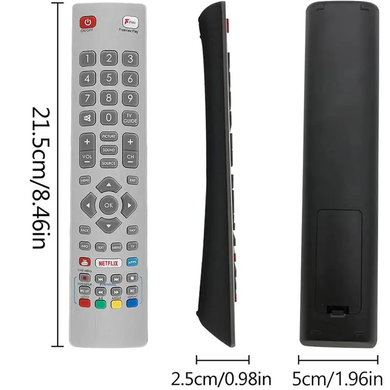 Remote for Shrap Smart TV with 4 Hot Button,Compatible with Shrap Smart TV- No Setup Required 4