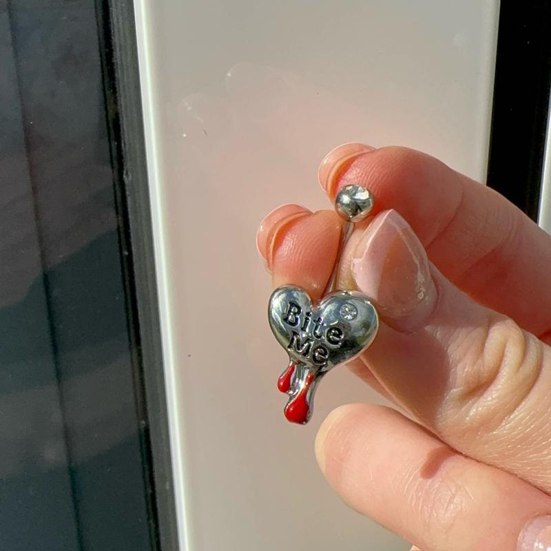 Halloween Belly Ring Stainless Steel 3