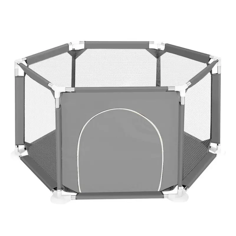 ☀[Delivery In 2-3 Days]☀Large Baby Playpen 6 Sides Infant Kids Yard Activity Center Safety w/Zipper Door 1