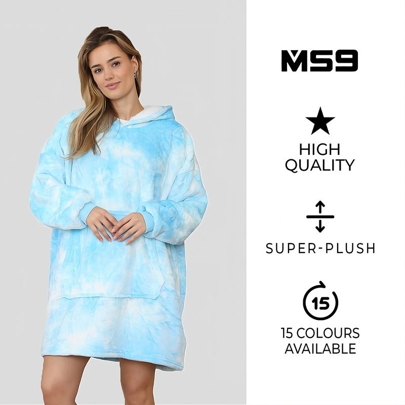 MS9 Oversized Blanket Hoodie Fleece Top With Sherpa Soft and Warm Lining | 15 Colours Available Comfort | Style Minimalist Pullover Basic Vibe Polyester Womenswear Sweaters Fits Long Sleeves 1