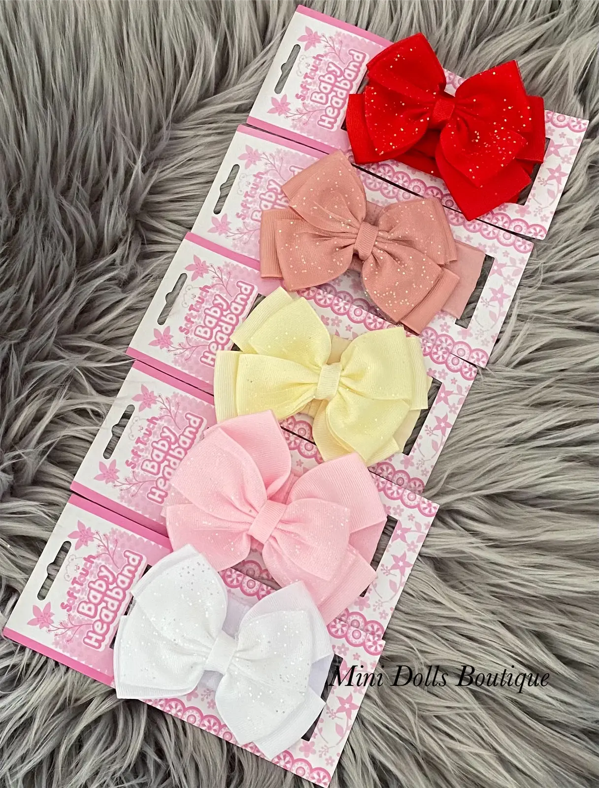 Glitter Bow Headband