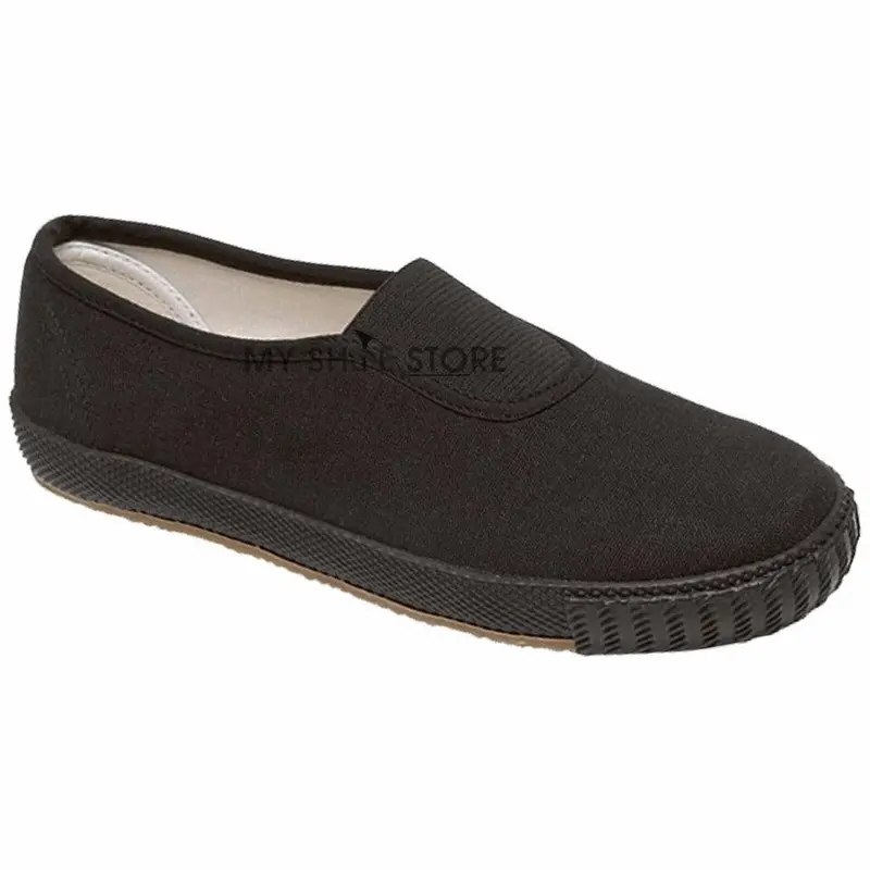 KIDS PE PUMPS SHOES CHILDRENS BOYS GIRLS ACTIVEWEAR UNISEX SCHOOL SPORTS TRAINERS PLIMSOLLS GYM INDOOR OUTDOOR FOOTWEAR RUBBER SOLE LIGHTWEIGHT BREATHABLE CASUAL SLIP-ON 2