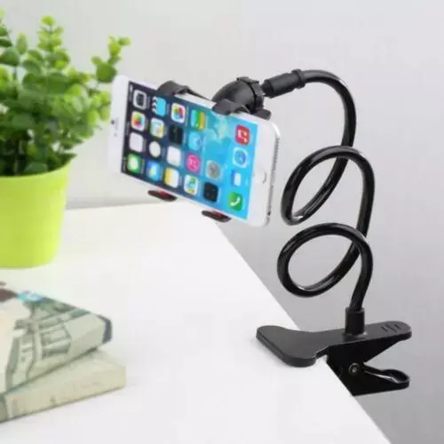 Flexible Arm Mobile Phone Holder Clamp Desk Bed Multifunctional Stand for GPS 3