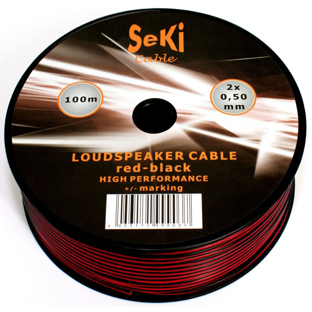 Speaker Cable Red/Black 2x 0.5mm Twin Loudspeaker Audio Wire Car Home Hifi