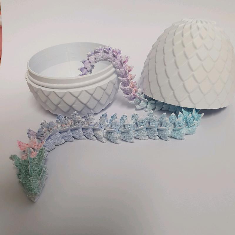 3d dragon and egg gift set for kids, DIY paint your own dragon 5