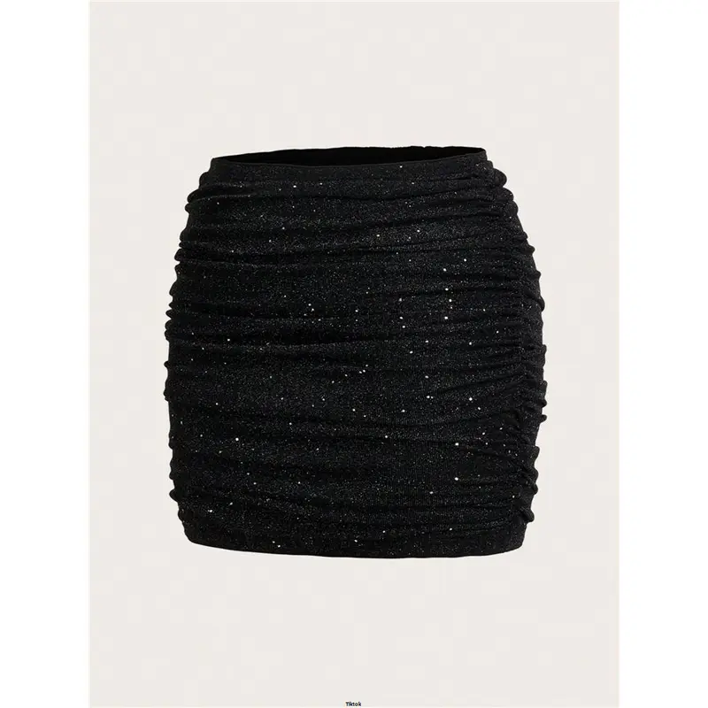 Skirt Concert Black Skirt Mini Party ' Women Size Plus Essnce tiktok - s Bodycon Skirt , Glitter Women Masquerade Ball 3