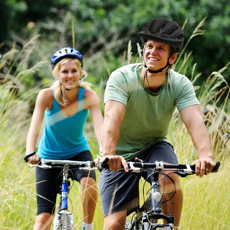 Bike Helmet Men Women Cycle Helmet with Light Breathable MTB Mountain Bicycle Helmet for Adult Road Cycling Helmet 56-61cm 5
