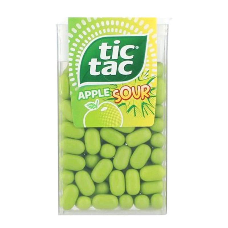 tic tac candy 18g . Choose the flavour you want  limited edition sprite lemon-lime , mint, orange, citrus mix and cherry cola Sweet candy Snack Bonbon 7