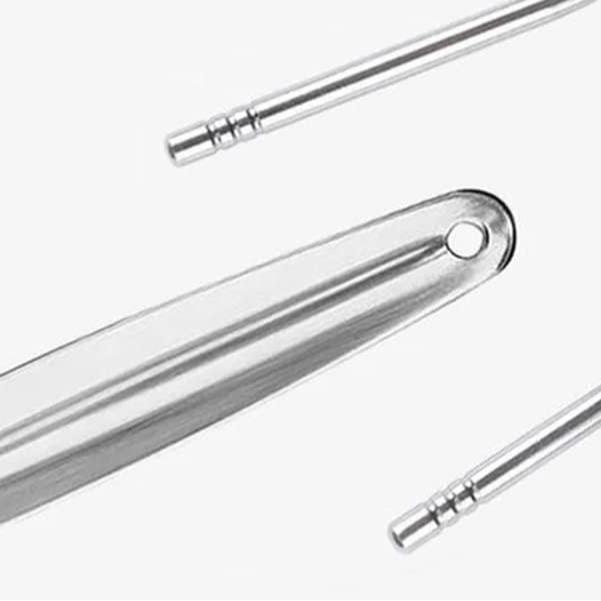 Tongue Scraper Stainless Steel Tongue Cleaner Metal Tongue Care Tool Oral Cavity Scrapers Tongue Scraping Fresh Breath Care Scraper for Dental Hygiene and Reducing Bad Breath ('U' Shape) Durable 2