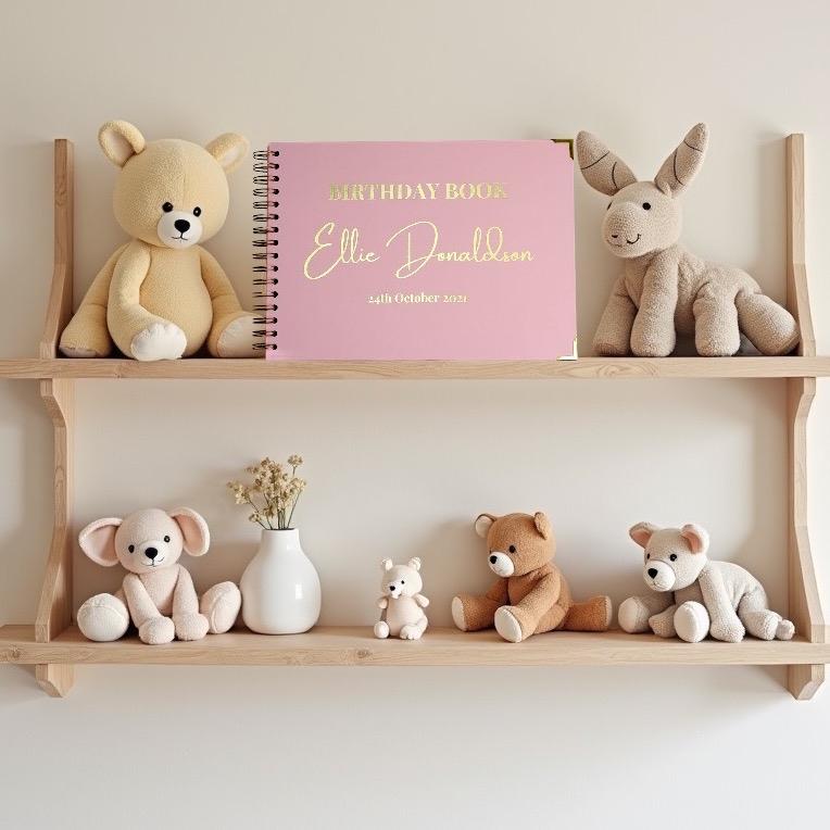 Isla & Boe Enchanting Birthday Memories Book - Personalized Keepsake for Baby's First Birthday 9