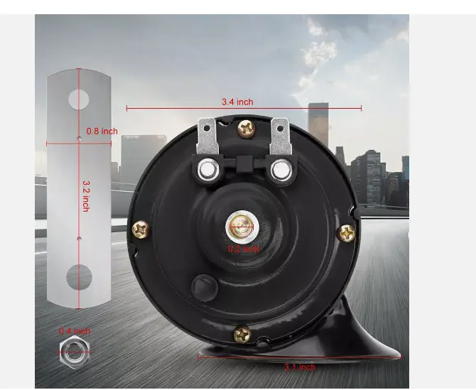 Powerful 300dB Raging Sound Air Horn for Car, Truck and Boat with 510Hz Frequency 8