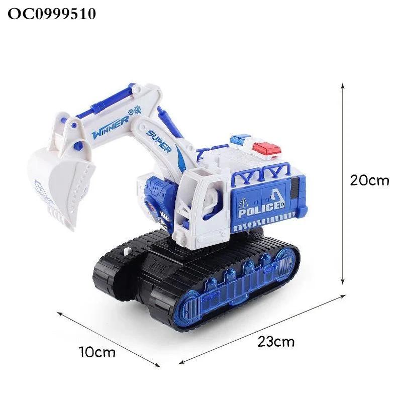 Kids Toys Swing deformation excavator Devastator Led Light & Music Toys For Kids 5