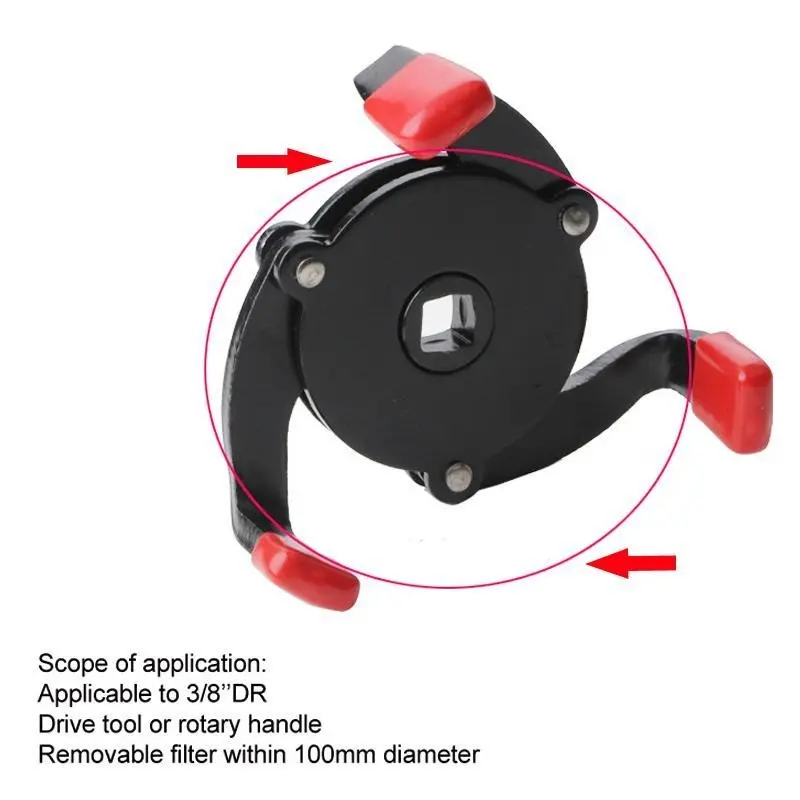 【2025】3-claw Oil Filter Removal Tool, Universal Car Oil Filter Removal Tool, Portable Car Oil Filter Wrench Tool 7