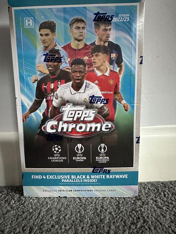 Topps Chrome UEFA Club Competitions Soccer Hobby LITE Box 2022/23 1 pack 2