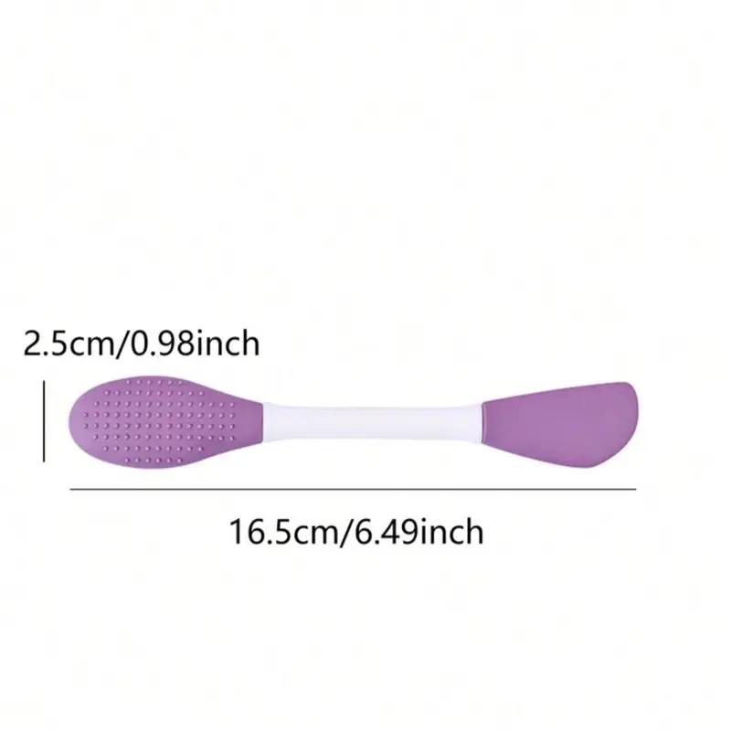 Dual-head Silicone Facial Mask Brush for Massaging, and Applying Various Facial Masks - Skincare Comfort 4