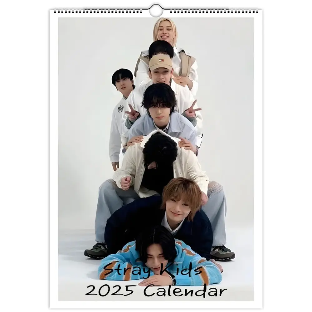 Stray Kids Wall Calendar - MARCH 2025-2026 - A3 Size - Premium Quality Images & Paper
