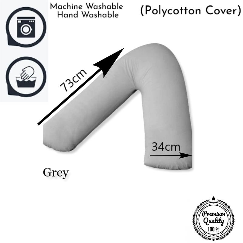 ARLINENS Polycotton V Support Pillowcase - Comfortable, Machine Washable, Available in Multiple Colors 4