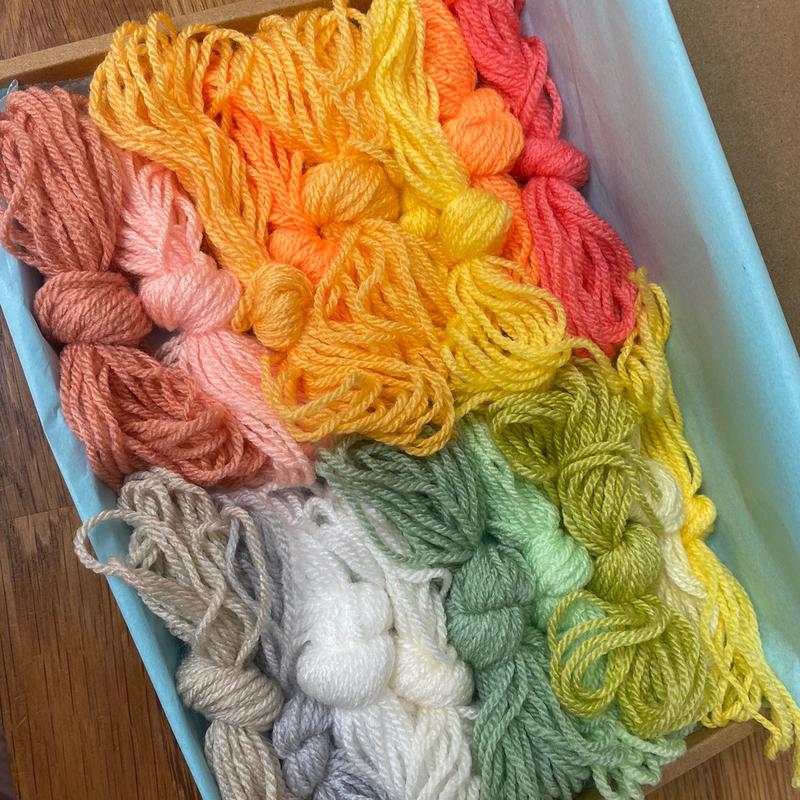 A box of various exquisite  ‘Scrap’ yarn collection 6