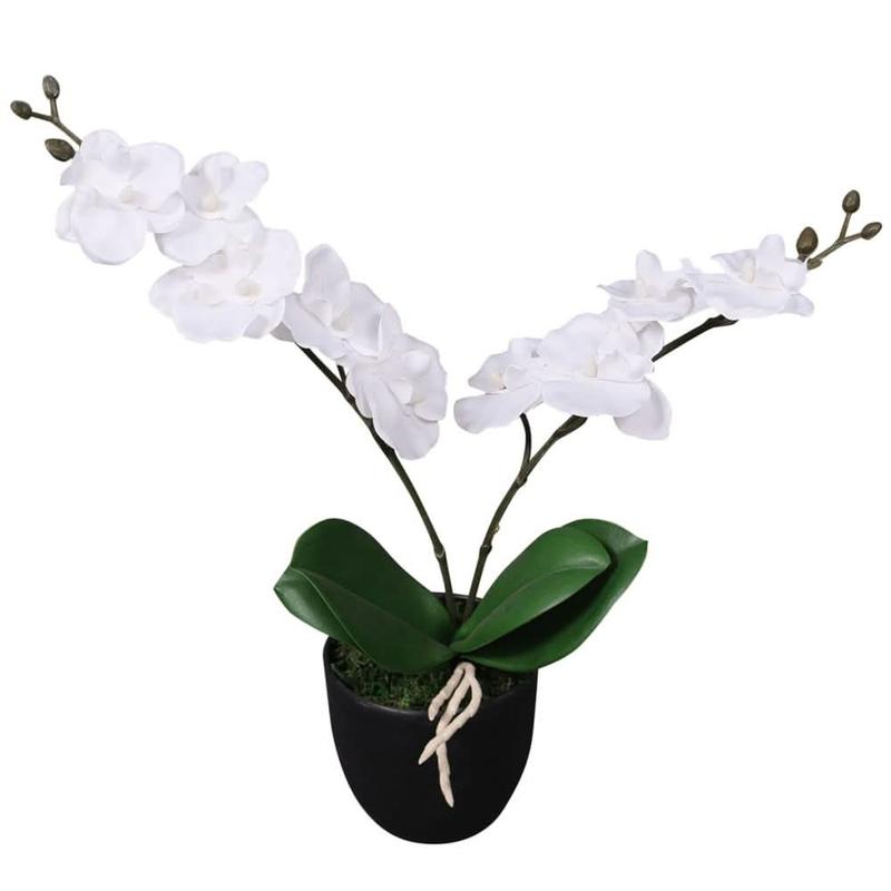 Artificial Orchid Plant with Pot 2