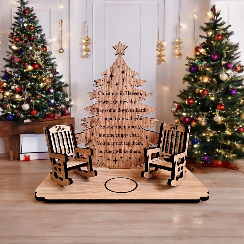 Christmas tree memorial with Rocking Chair 2