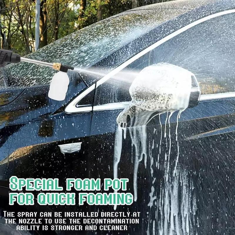 Wireless High Pressure Electric Car Washer, Car Accessories, Car Stuff, Portable Car Cleaning Kit, Cleaning Bundles, High Pressure Electric Car Washer with Car Wash Nozzle Accessories, Back to School Supplies, Car Accessories, Cleaning Bundles 8