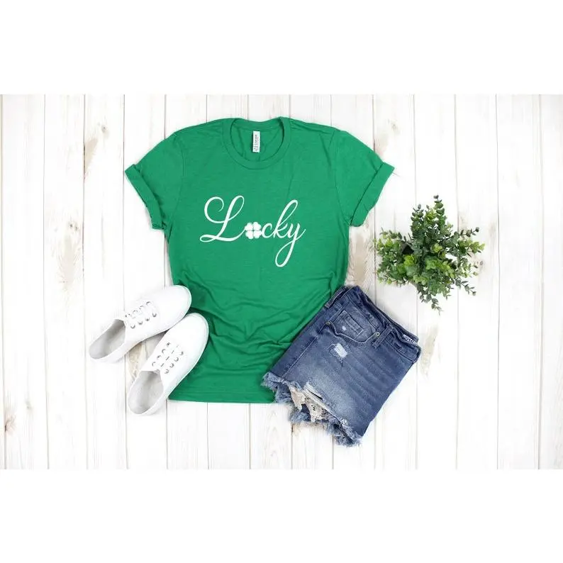 St Patricks Day Shirts, Lucky Shirt, Luck Of The Irish Tshirt, St Patricks Day, Patrick'S Shirt For Ladies, St Patricks Day For Kids Shirt 0
