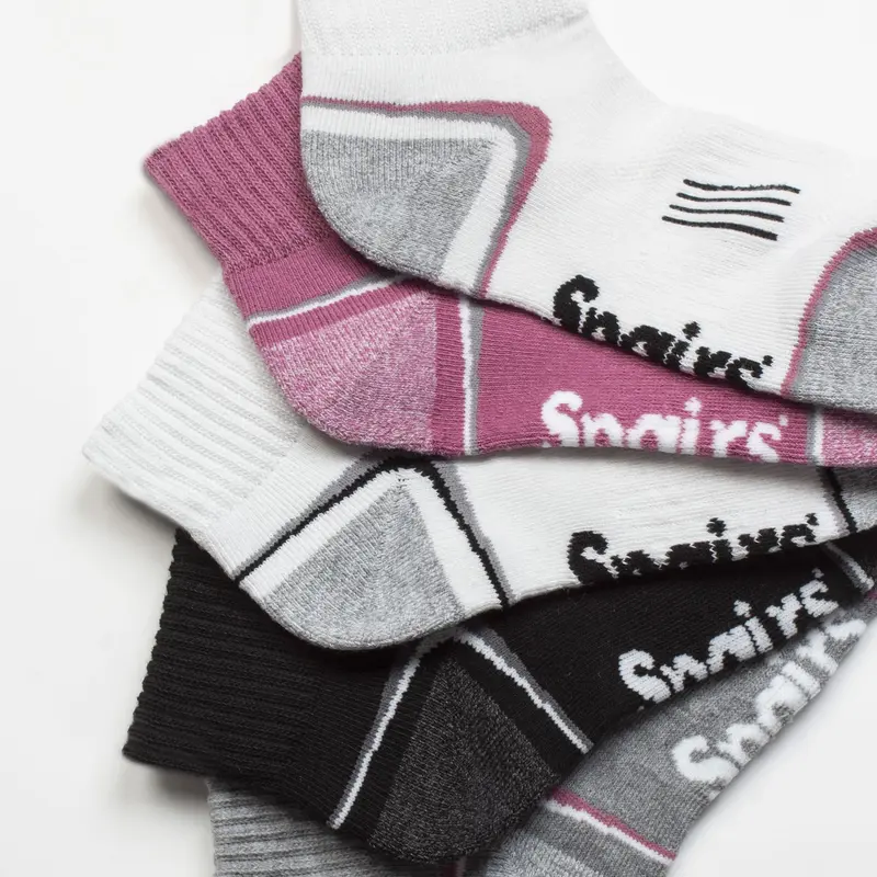 Spairs Ladies' 5 Pack Technical Ankle Sport Socks 3