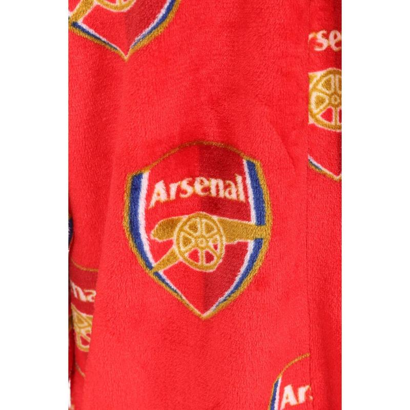 Arsenal Football Club Boys Fleece Sleepsuit Kids All in One W23 4
