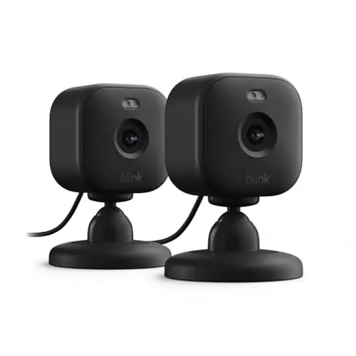 New Blink Mini 2 – Plug-in smart security camera, HD night view in colour, built-in spotlight, two-way audio, motion detection, works with Alexa (Black) 4