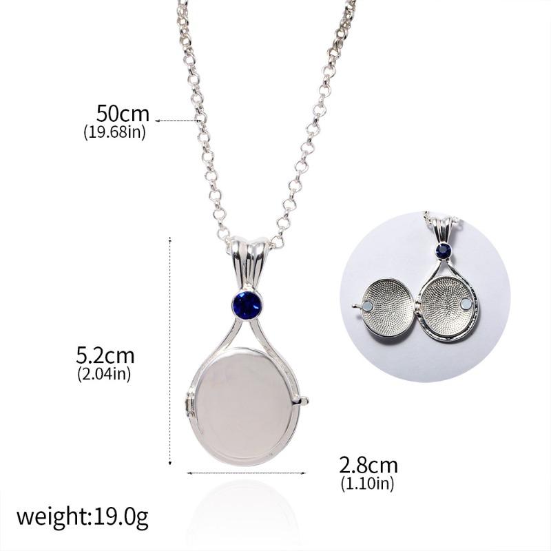 Product Introduction of Anime Peripheral H2O Red Sand Imprint Shell Necklace Girl Mermaid Shell Openable Necklace Ladies Pendant 0