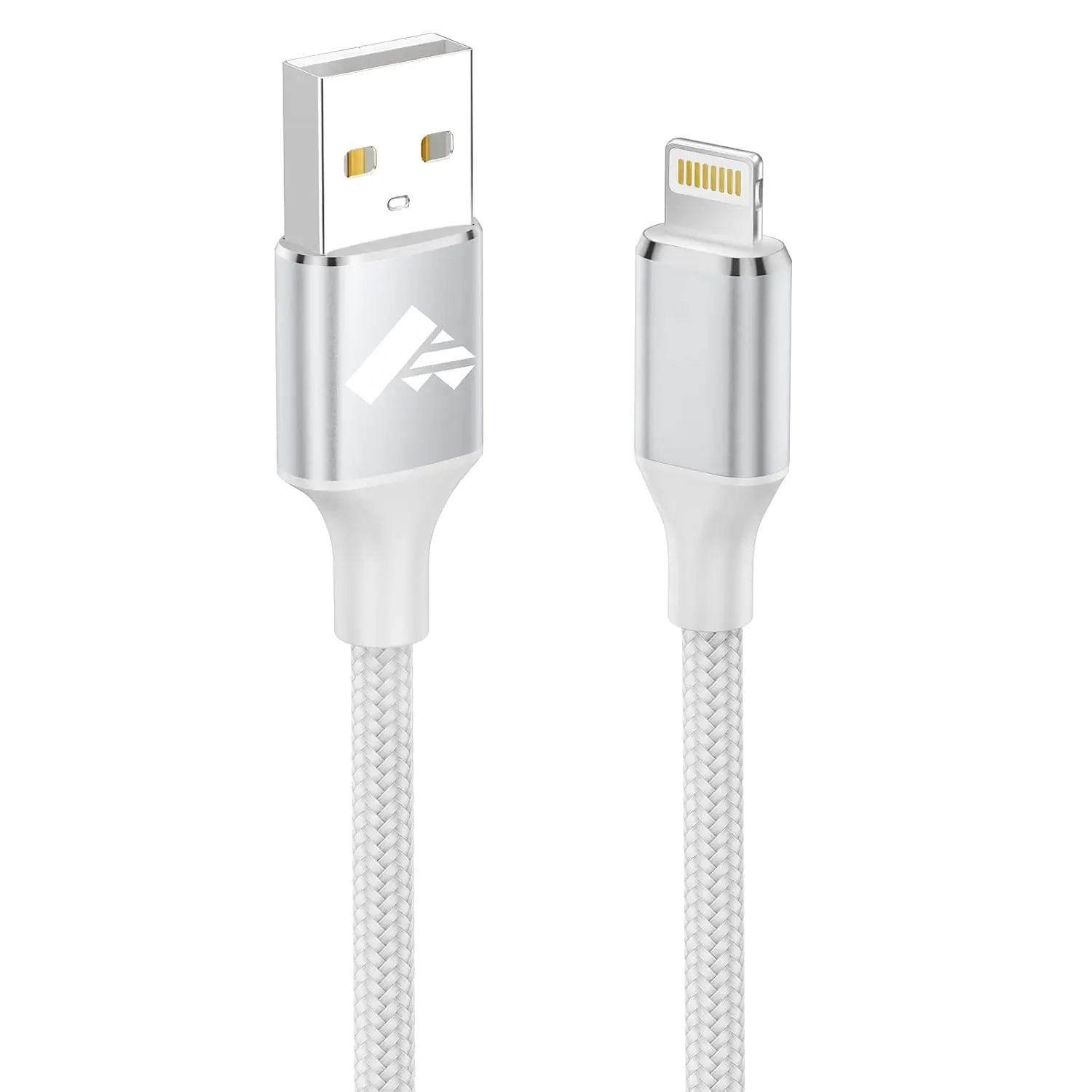 2M MFi Certified iPhone Charger Nylon USB Cable for iPhone 14 13 12 11 Pro Max XS XR X 8 7 6 Plus 5 SE and iPad - Smartphone, Cellphone