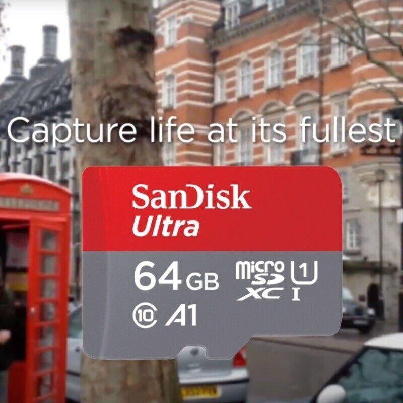 SanDisk Ultra Micro SD Memory Card Class 10 SDHC SDXC 16GB 32GB 64GB 3