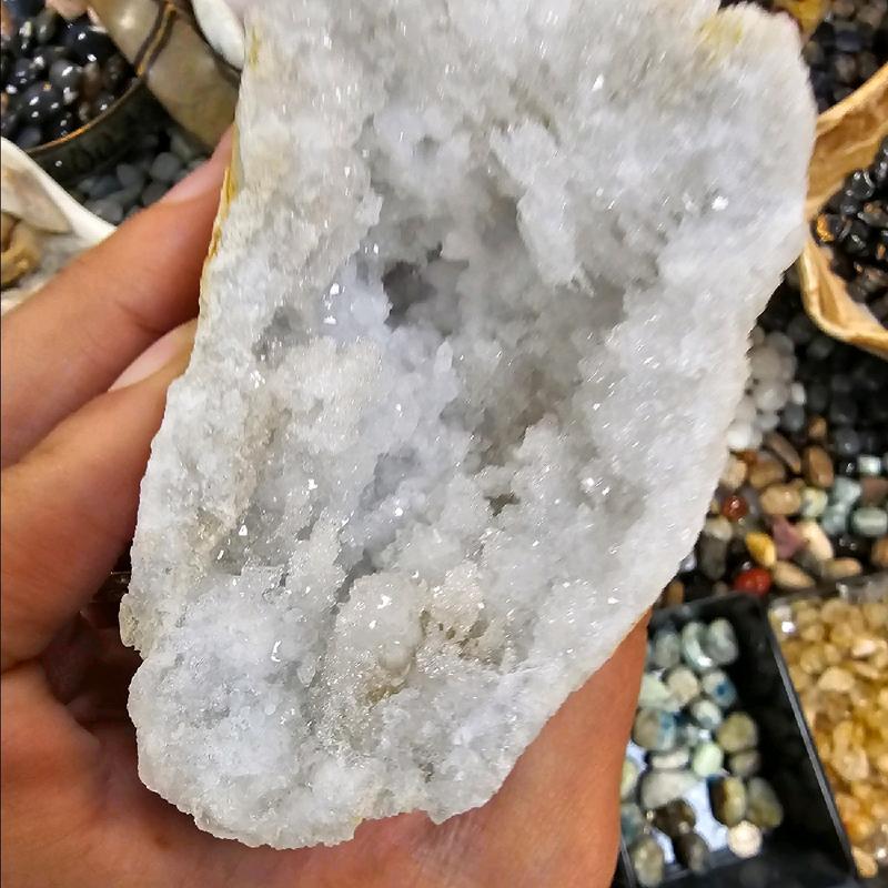 Uncracked Quartz Geodes Natural Crystal 6
