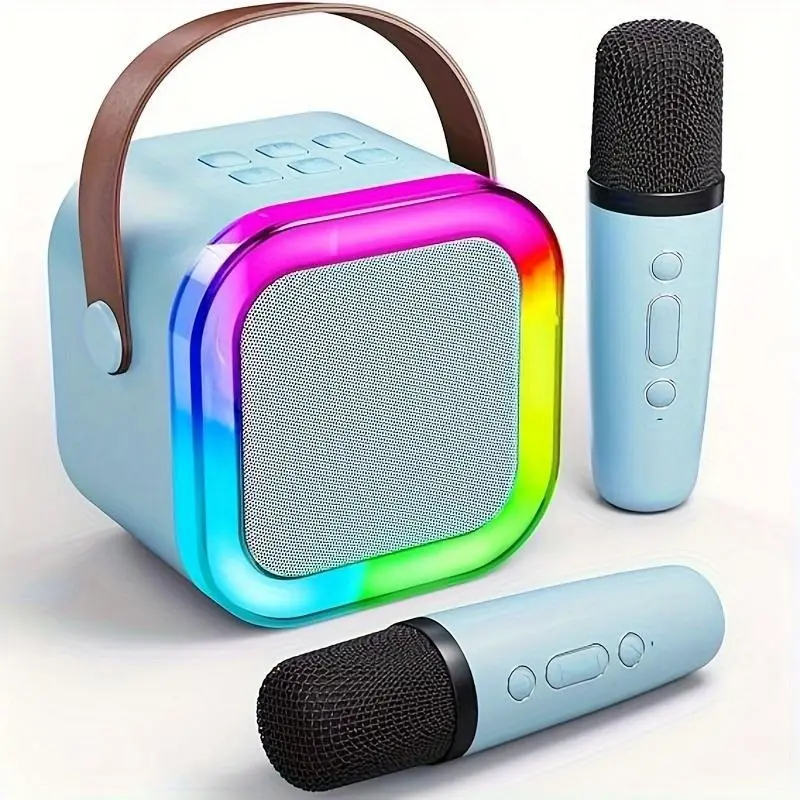 【2025】Speaker With Microphone Set, Home Karaoke Machine, Portable Handheld Karaoke Mics Speaker Machine For Adults Home Party Birthday, K12 8