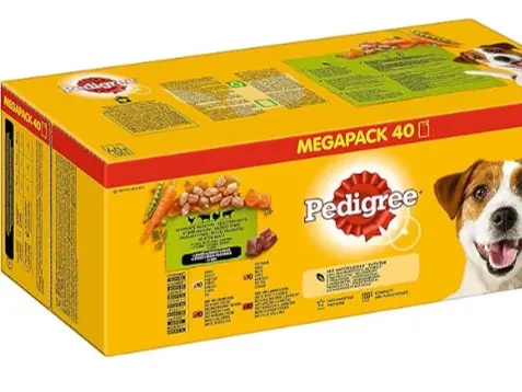 Mixed Selection in Gravy 40 Pouches, Adult Wet Dog Food, Megapack (40 x 100 g) 2