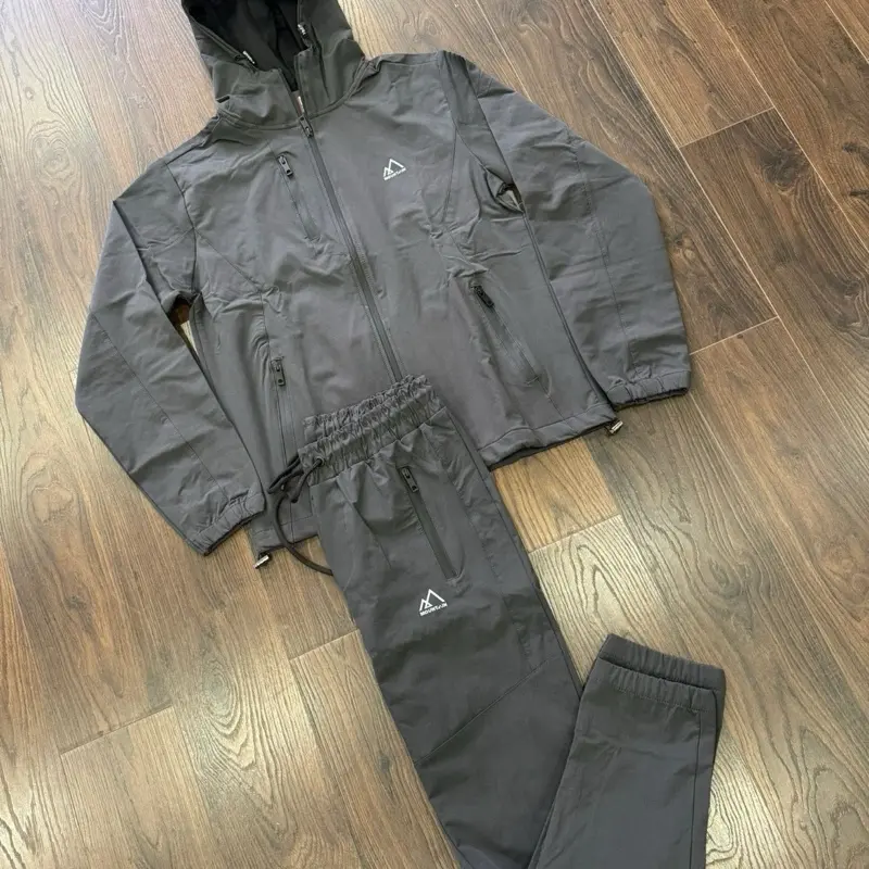 Mens cargo black tracksuit 0