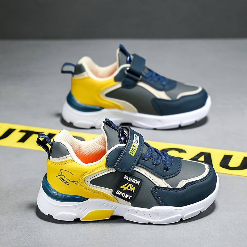 Product Introduction of Boys' Fashion All-Season Breathable Sneakers - Durable, Non-Slip Running Shoes for Youngsters with Easy Closure 3