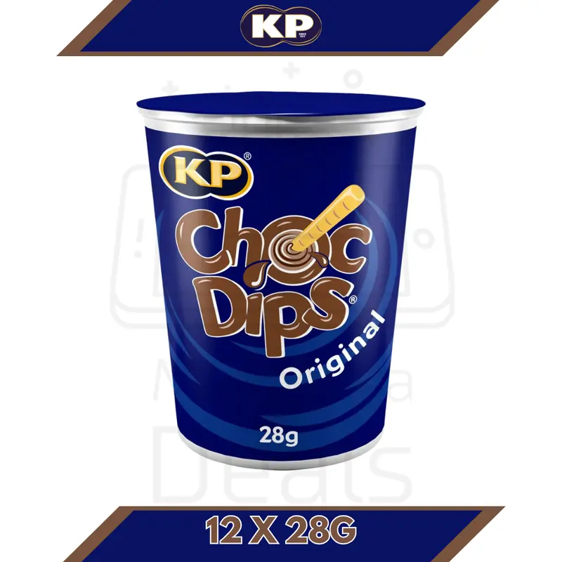 KP Choc Dips Milk And White Chocolate (12 X 28G) Sweet Chocolate Snack For All 2