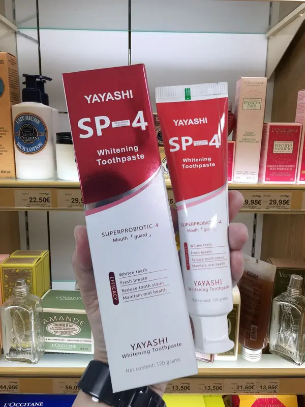YAYASHI SP-4 Probiotic Whitening Toothpaste - Effectively Remove Dental Plaque and Enjoy Fresh Breath. Oral Gentle 6